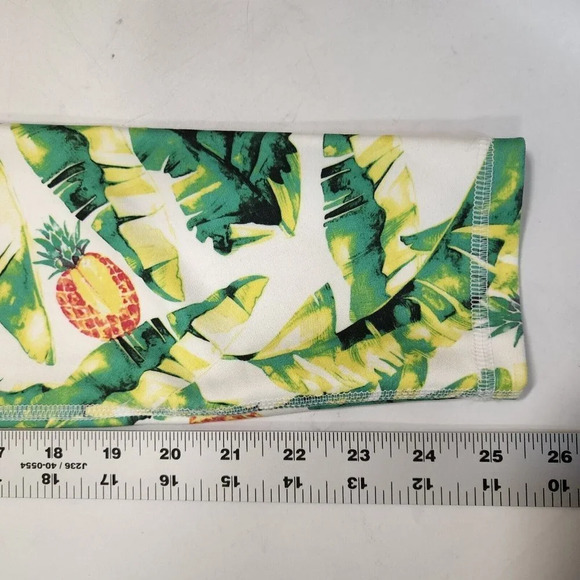 Wildfox Women's Palms and Pineapple Sweat Tropical Leggings Size Small - Picture 12 of 12